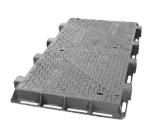 double triangular manhole cover
